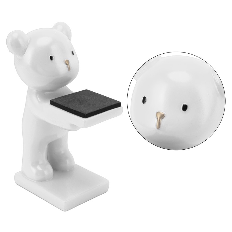 Bear Watch Stand Handcrafted Three Dimensional Modern Style Resin Watch