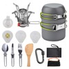 Camping Hiking Cookware Set Outdoor Portable Picnic Cookware Kit Alumina