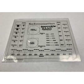 Precision Accuracy SEC Size Estimation Chart (Transparency) for Defects and Measuring