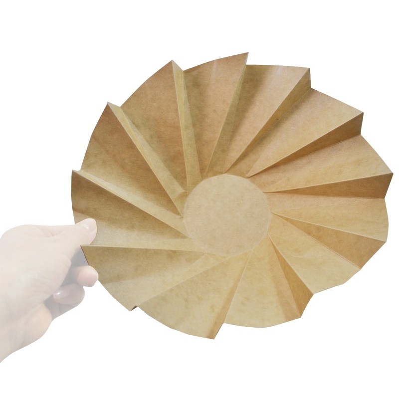 Artnap Disposable Tableware, Brown, 4.9 x 3.3 x 3.9 inches
