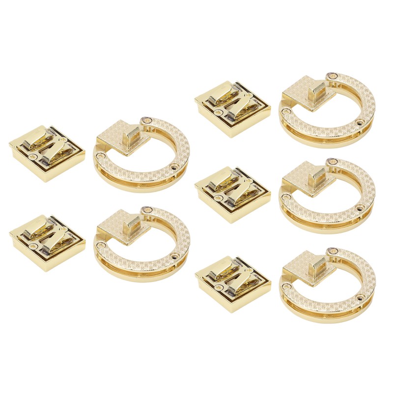 5Pcs Purse Clasp Alloy Material High Hardness Long Service Life