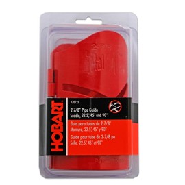 Hobart 770721 Pipe Guide, Saddle 22.5/45/90 Degree, Fits 2-7/8-Inch Pipe