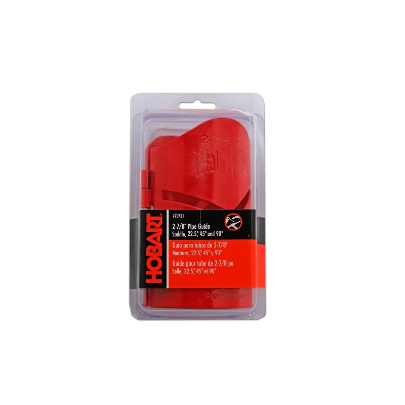 Hobart 770721 Pipe Guide, Saddle 22.5/45/90 Degree, Fits 2-7/8-Inch Pipe