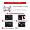 SHRRADOO Anti Theft Laptop Backpack Travel Backpacks with Combination Lock