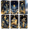 Celestial Tarot Deck, Unique Tarot Cards for Beginners with Blue