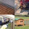 TINVHY Galvanized Hexagonal Wire Poultry Netting Mesh for Craft Projects