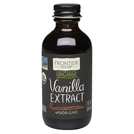 Frontier Co-op Organic Vanilla Extract, 2 Ounce Glass Bottle, Buttery Smooth, Sugar-Free Flavor For Smoothies and More