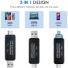 LEIZHAN SD Memory Card Reader, 4 in 1 USB Type