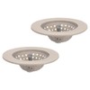 uxcell Silicone Kitchen Sink Strainer, 2Pcs Sink Drain Strainer Sink