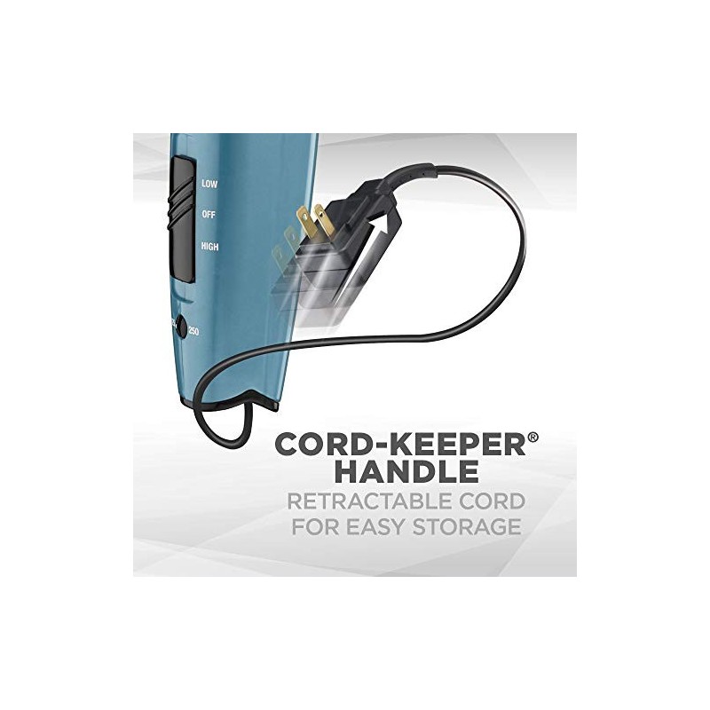 Conair Hair Dryer With Folding Handle And Retractable Cord, 1875W