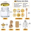 Aliggbent 48 Pack Mini Honey Jars Party Favors in Bulk,