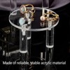 3 PCS Round Acrylic Display Stand Set Easy To Install
