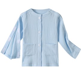 AUSTYLCO Special Needs Adaptive Clothing For Children,Long sleeve Full Open Fracture Clothes with Magic Stick,Post Surgery Clothing for Kids with a Broken Arm