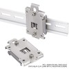 Akozon DIN Rail Mounting Clip Clamp 1PCS 35MM Fixed Solid