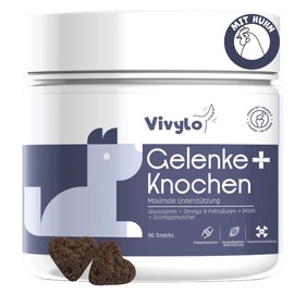 Joint and Bone Supplement 270 g (Shape: Bone, Flavor: Chicken.) [90 Chews]