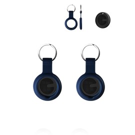 (2 Pack) Case for MiLi MiTag Smart Tag - Durable, Eco-Friendly, Shockproof, Easy-to-Remove and Anti-Lost Design, Blue