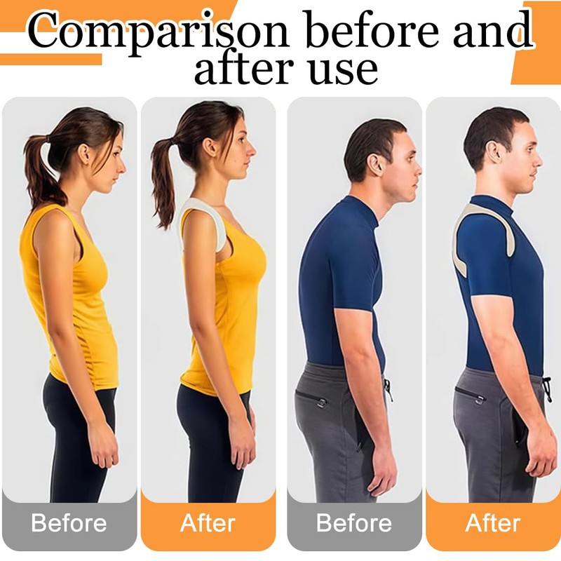 Back Straightener Back Support Belt Posture Correction Men Women Adjustable