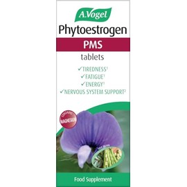 A.Vogel A.Vogel Phytoestrogen PMS Tablets | PMS Supplement for Women | Fatigue & Tiredness Supplement | Soy Isoflavones, Magnesium & Hibiscus | 1 Months Supply