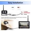 ZEROXCLUB Ⅱ Digital Wireless Backup Camera System Kit,HD 1080P &