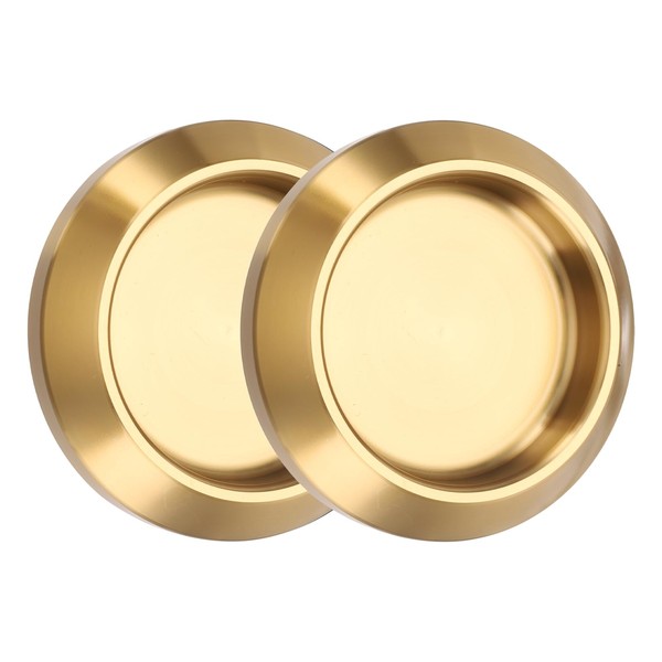 sourcing map 2PCS Round Shower Glass Sliding Door Handles, 304