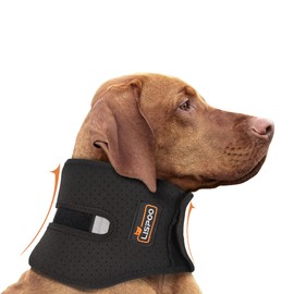 LISPOO Dog Neck Brace Offers Support for Pets Suffering from Intervertebral Disk Disease(IVDD),Cervical Vertebral Sprains and Instability-Specialized Neck Brace Specifically for Dogs-M Size