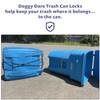 Doggy Dare Trash Can Lock - Large - Fits 45