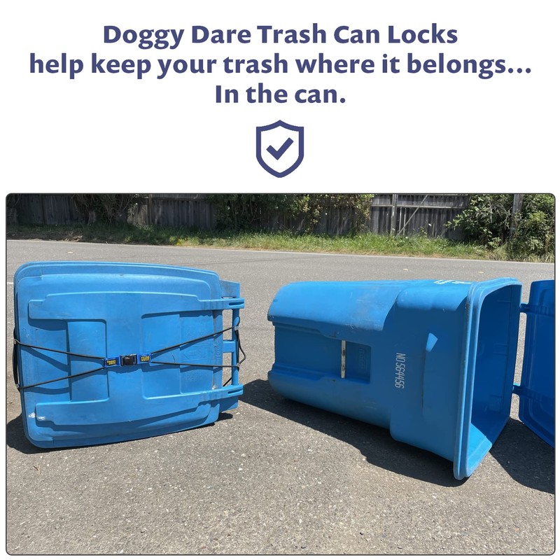 Doggy Dare Trash Can Lock - Large - Fits 45