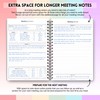 Meeting Minutes Note Taking Professional Notebook | Plan, Record and