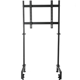 Anman Monitor Mount Floor Stand for Racing Flight Simulators,Adaptable for Displays Up to 65 inches, Only Designed for Round Tube-Type Gaming and Racing Simulation Cockpits
