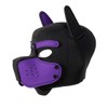 QUYUWOWO Neoprene Puppy Face Muzzle Dog Removable Full Face Pup