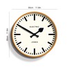 JONES CLOCKS® Tiger Wall Clock | Modern Round Station Clock
