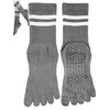Monlyu Women's Yoga Socks, 5 Toes, Non-Slip, Pilates Socks, Yoga