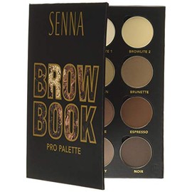 Senna Cosmetics Brow Book Pro Palette, 0.89 Ounce