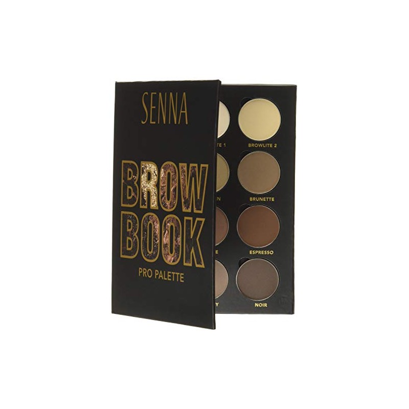 Senna Cosmetics Brow Book Pro Palette, 0.89 Ounce