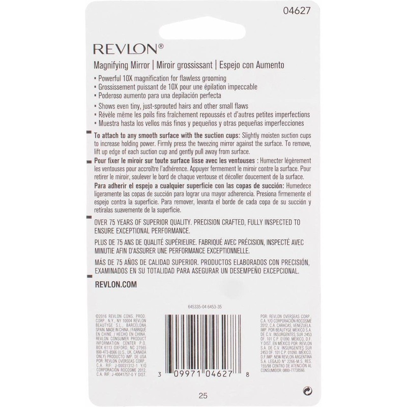 Revlon Magnifying Makeup Mirror, 10x Magnifier