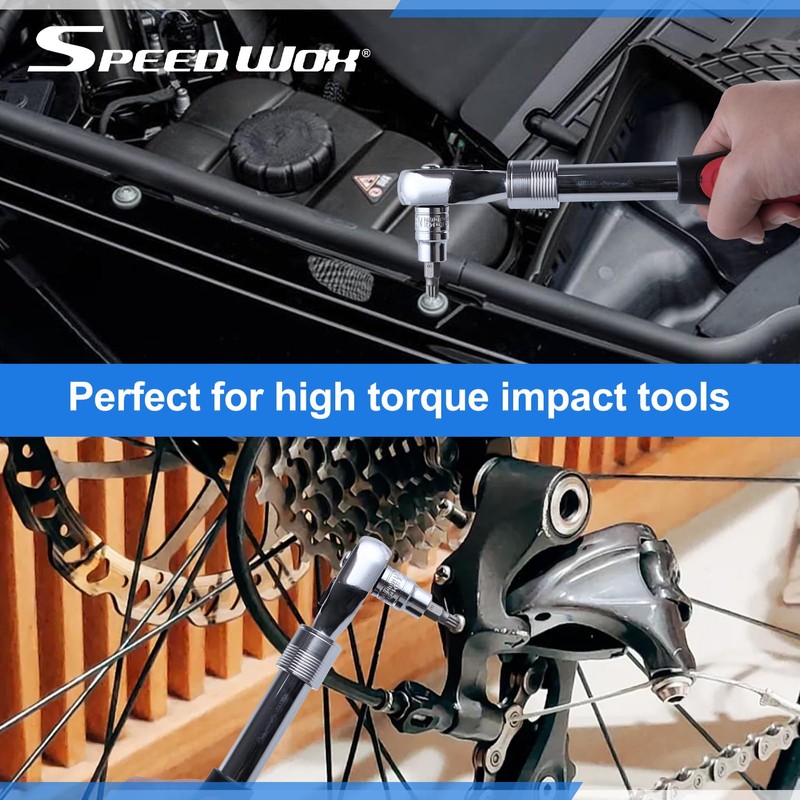 SPEEDWOX 10 Pcs Triple Square Bit Socket Set Spline Socket