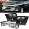 PIT66 Bumper End Caps & Fog Lights, Compatible with 07-13