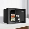 Bonsaii Safe Box with Key Lock, Steel Construction Money Safe