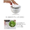 icokka K&A Spinning Spinner with Lid Functionality, Salad Spinner, Vegetable