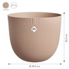 elho Sereh Round 30 Flower Pot for Indoor and Outdoor