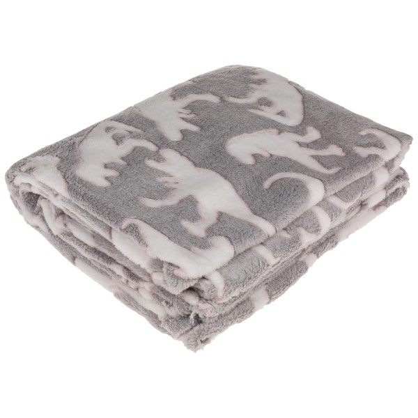 MIJOMA Cuddly Blanket with Photoluminescent Motif - Stylish Blanket with