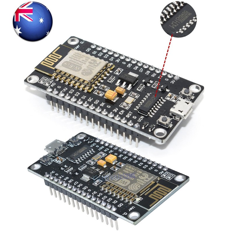 DIGISHUO 2Pcs ESP8266 NodeMCU CH340 ESP-12E Development Board Open Source
