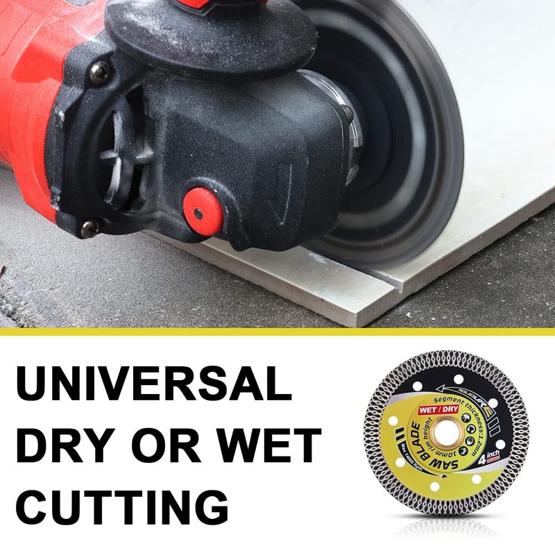 Solidure 2Pcs Diamond Saw Blade 4" Super Thin Diamond Blade