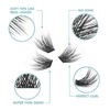 DIY Eyelash Extension, 3D Effect Individual Glue Bonded Lash Clusters