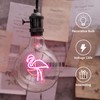 CybaaLuxzus 2W LED Decorative Light Bulb - Happy Signed, Design,