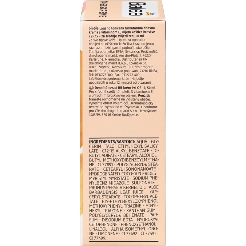 Balea BB Tinted Day Cream Medium Skin Tone 50 ml