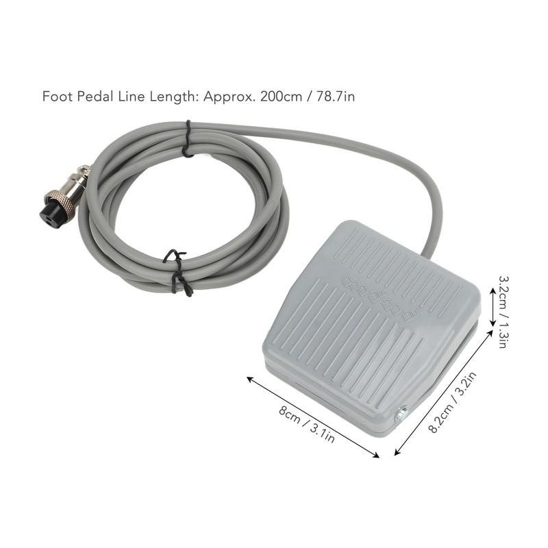 Laser Tattoo Removal Machine Replacement Pedal 2 Hole Jack 200cm