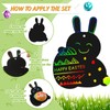 Aoriher 48 Sheets Easter Scratch Pictures with 48 Pieces Ribbons