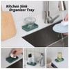 MicoYang Silicone Kitchen Sink Organizer Tray for Multiple Usage,Easy Clean