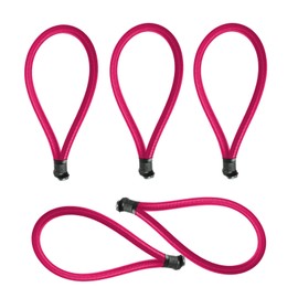 5 PackTrampoline Replacement Bungee Cords, 6 Inches Bungee Cords for Mini Trampoline(RED)